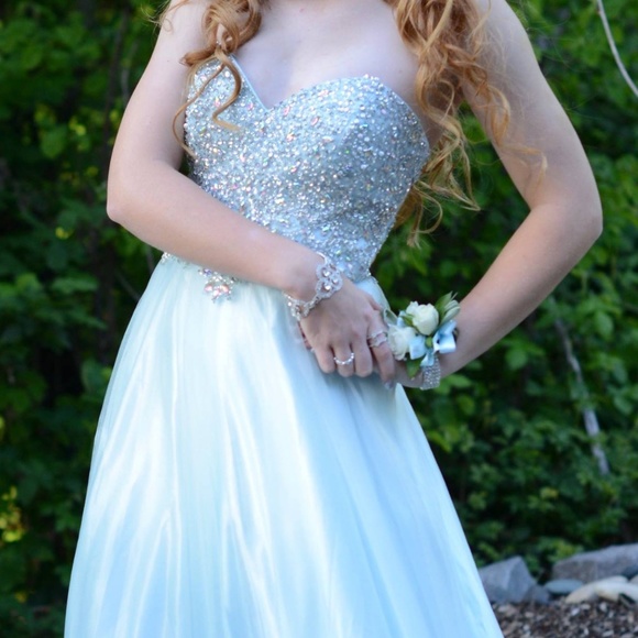 baby blue princess dress